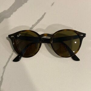 Ray-Ban RB2180 Women’s Sunglasses in Polished Light Havana with Brown Lenses